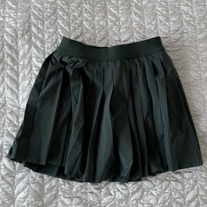 lululemon athletica Black Pleated Skater Skirt